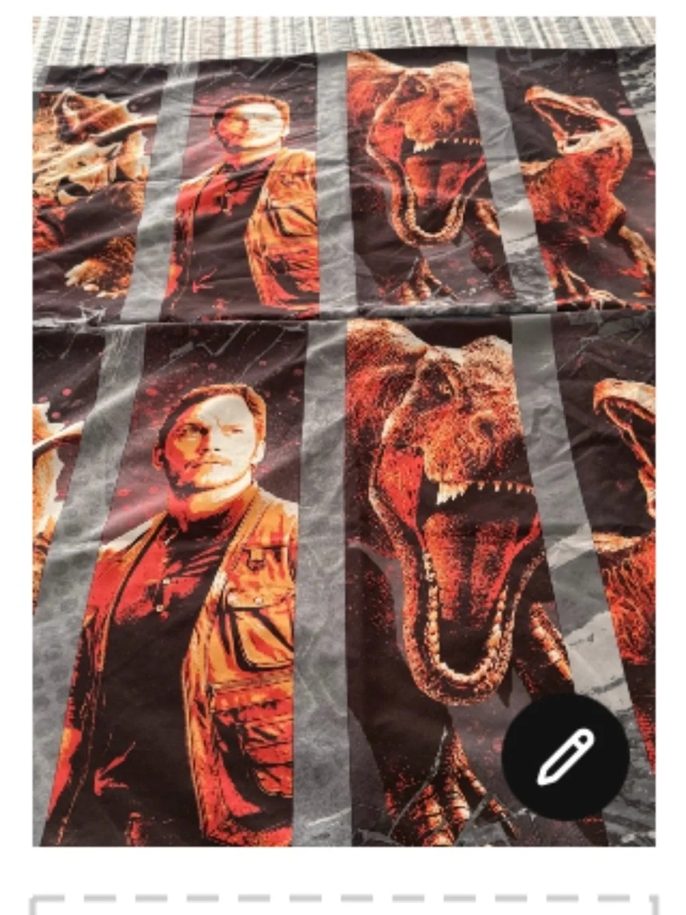 Jurassic Dinosaur Comforter in Brown and Multicolor